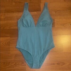 Ribbed One-Piece Swimsuit